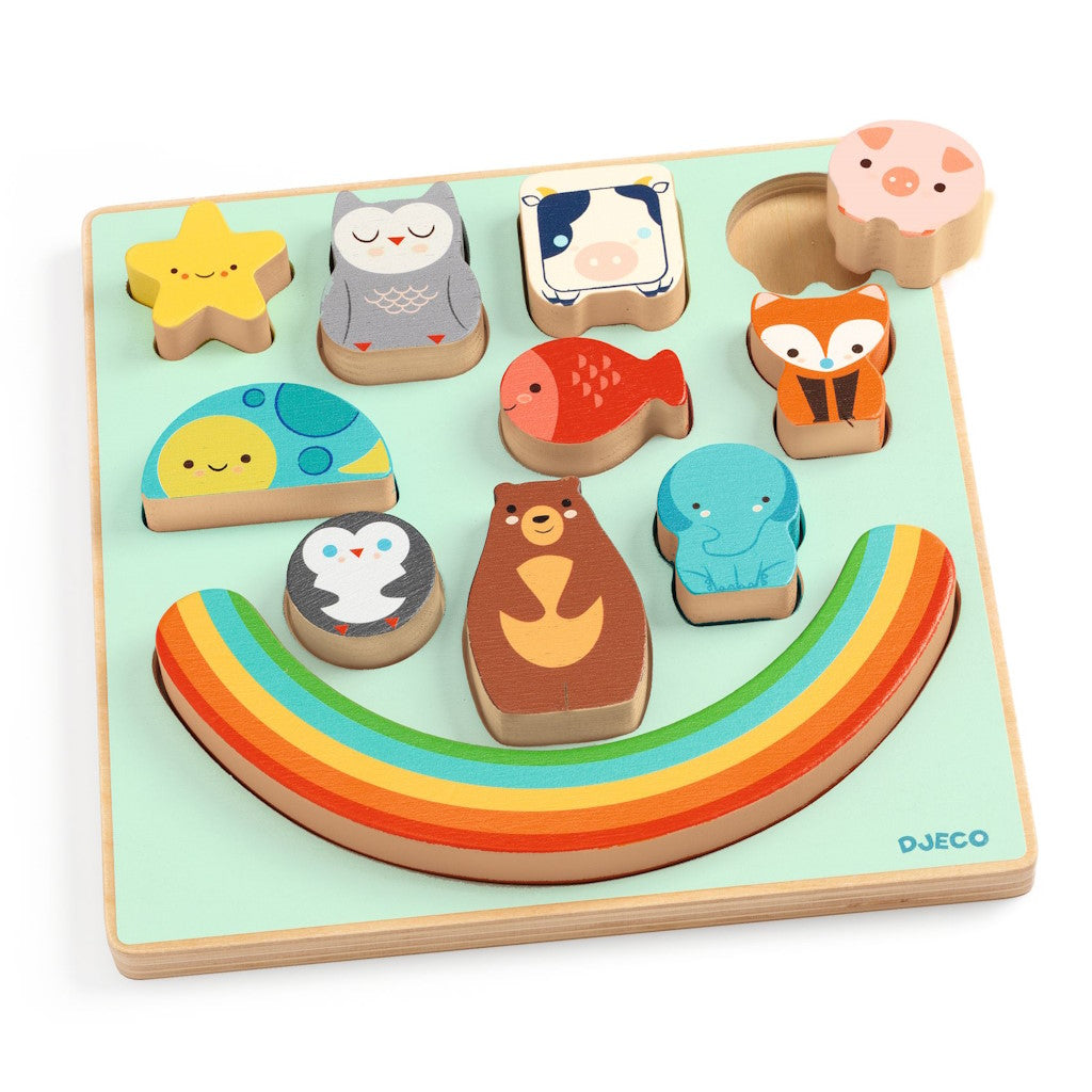 Puzzle Puzz & Boom Rainbow Djeco