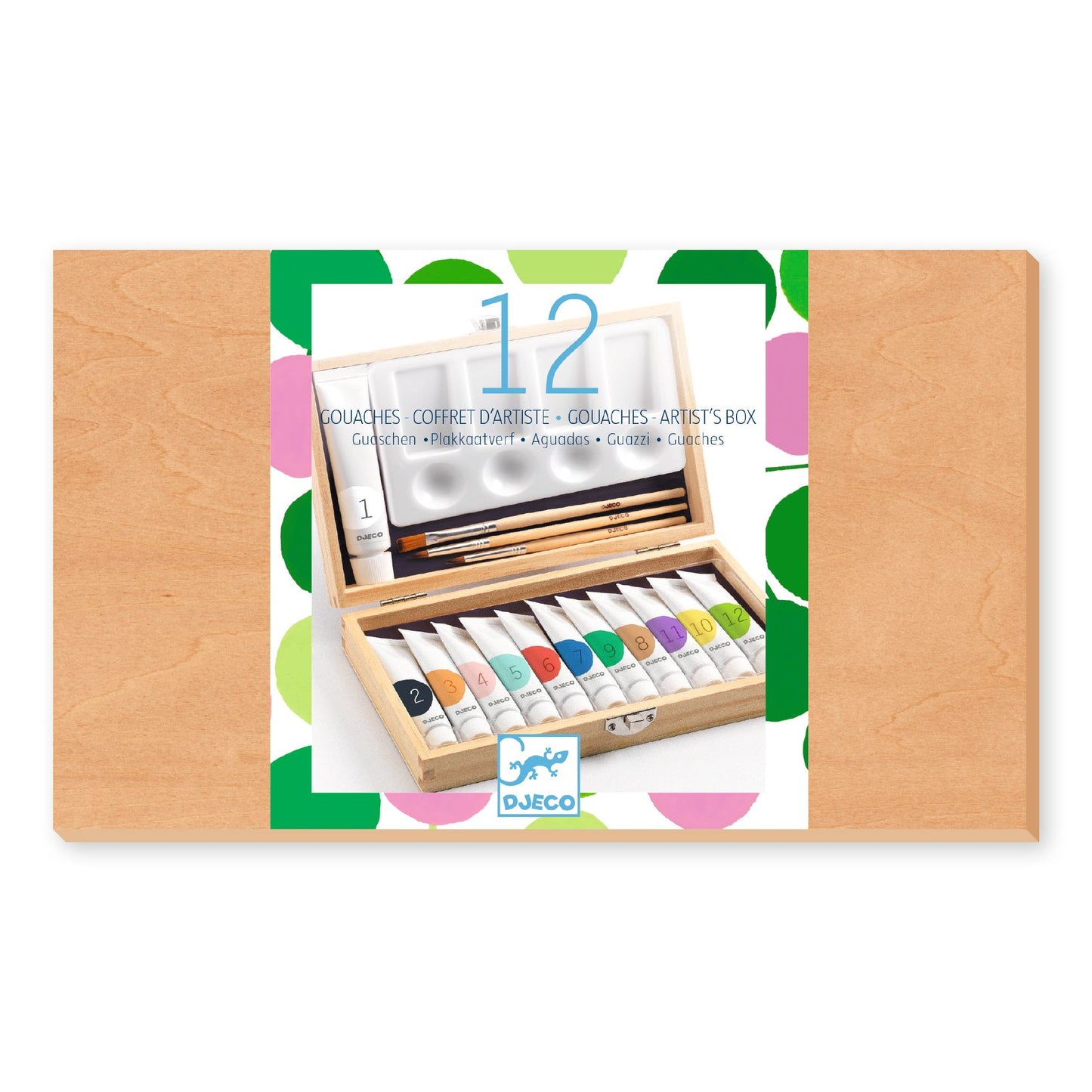 Coffret d'artiste 12 Gouaches Djeco