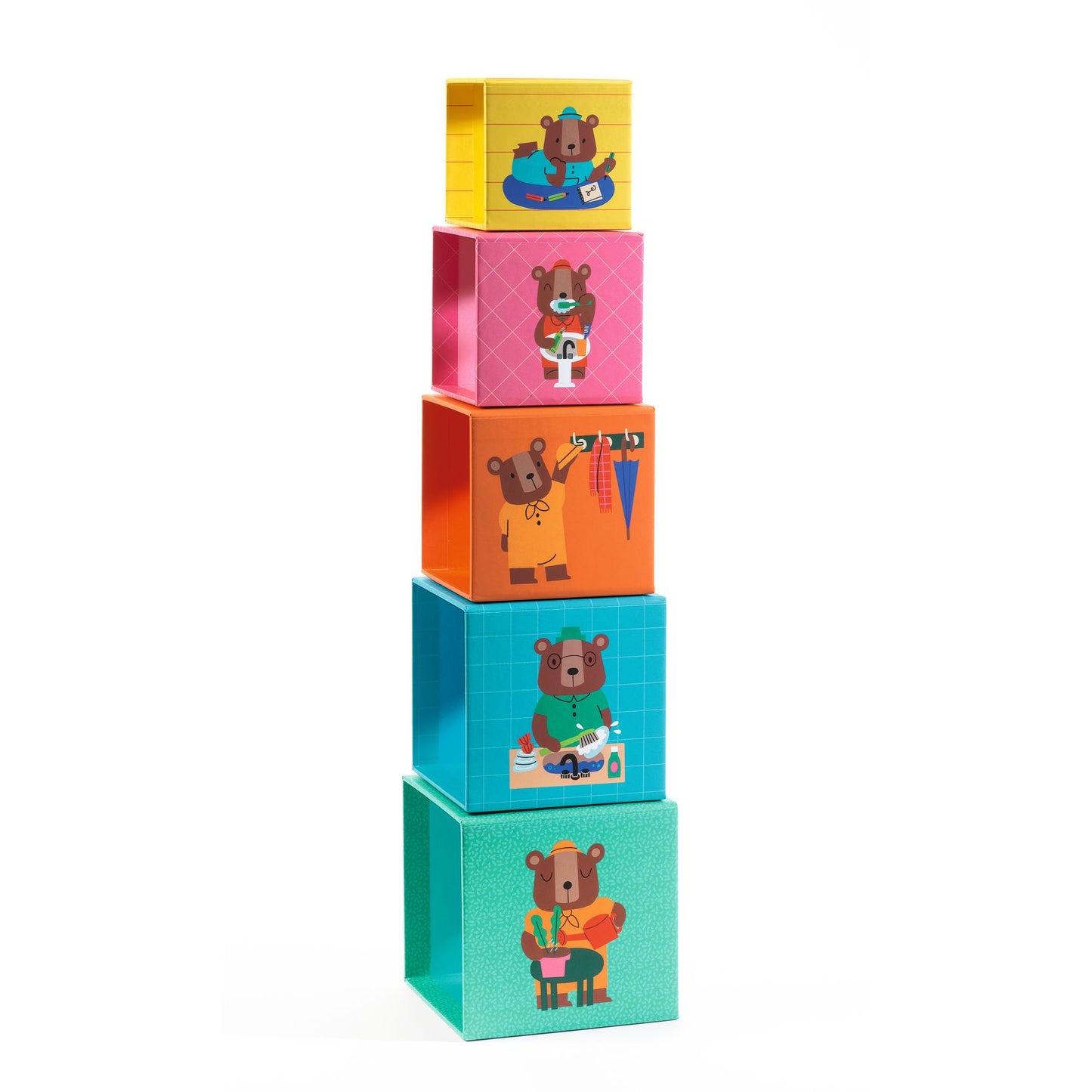 5 Cubes Illustrés TopaniHouse Djeco