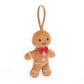 Peluche Décoration Festive Folly Gingerbread Fred Jellycat