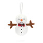 Peluche Décoration Festive Folly Snowman Jellycat