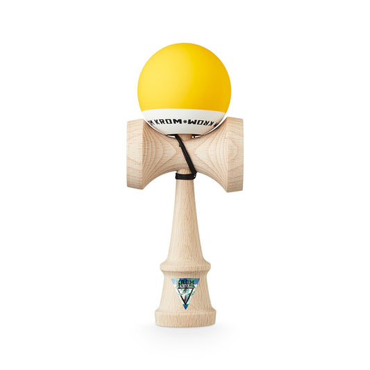 Kendama KROM POP Rubber Jaune