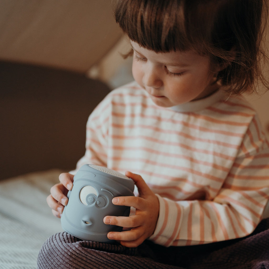 KidyMusic Nova l'Enceinte Nomade Bleue KidyWolf