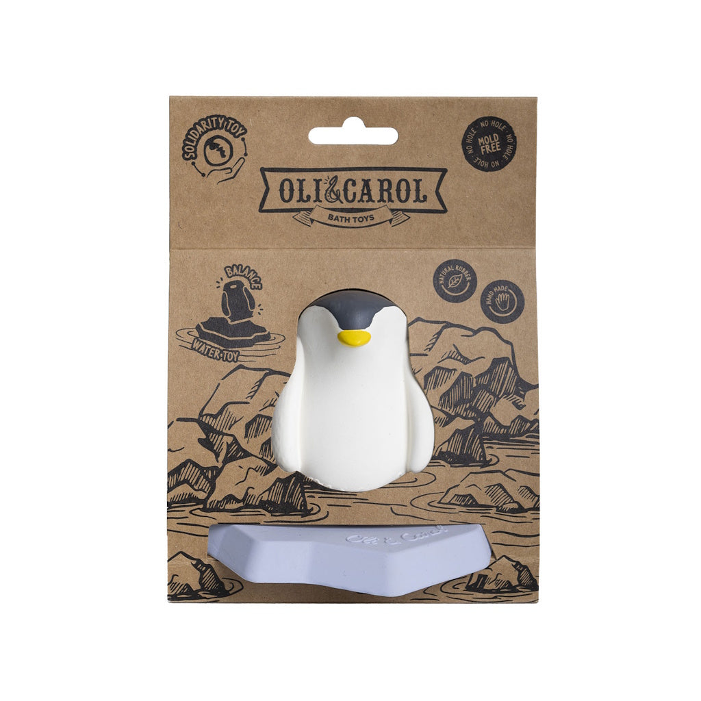 Jouet de Bain et de Dentition Pingouin Oli&Carol