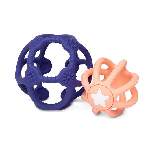 Set de 2  Balles Sensorielles Bleue et Rose Little L