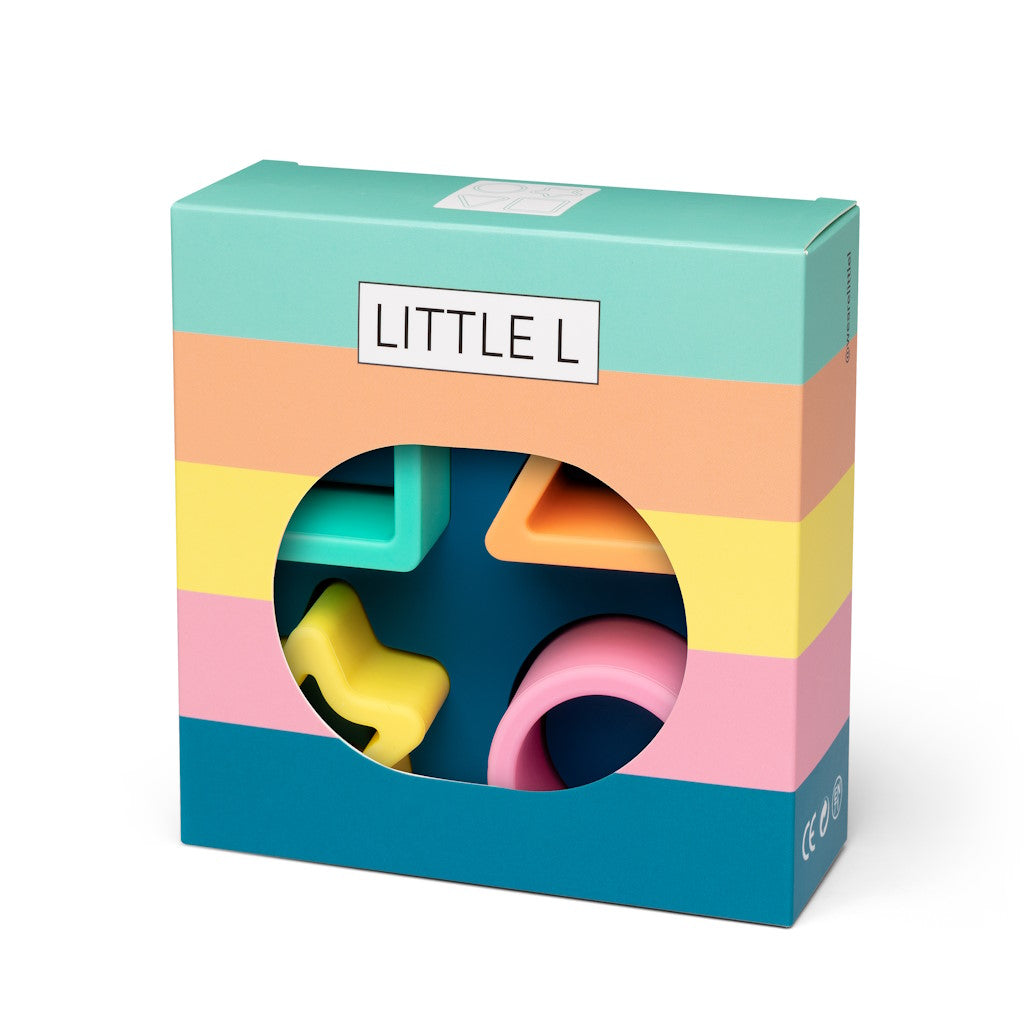 Puzzle Formes Géométriques Couleurs Pastel Little L