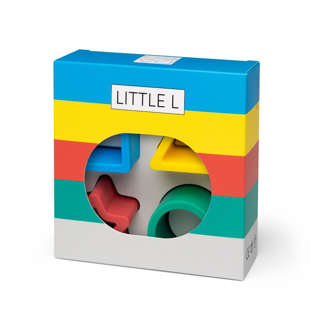Puzzle Formes Géométriques Silicone Couleurs Vives Little L