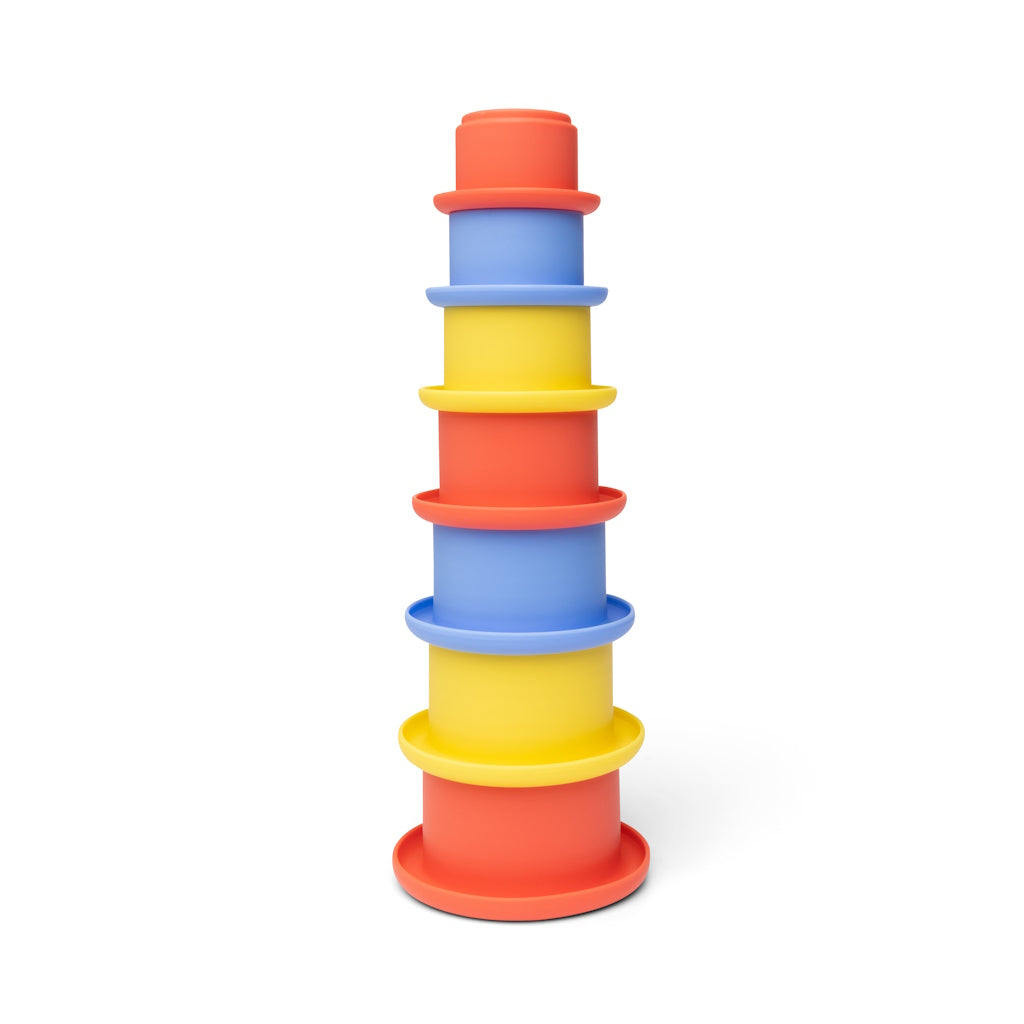 Seaux Silicone Gigognes Couleurs douces Little L