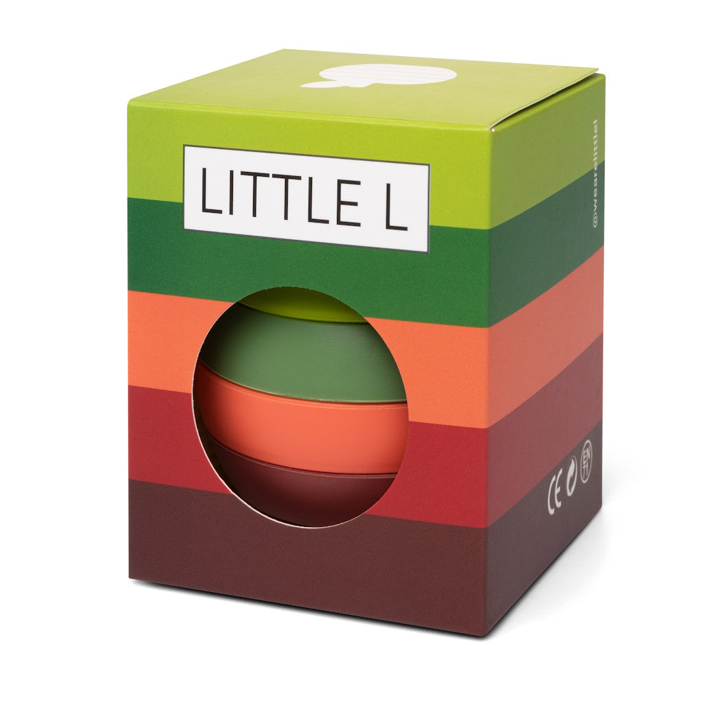 Pomme Silicone Verts et Rouges Little L