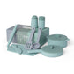 Set de Cuisine Silicone Vert et Gris Little L