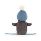 Peluche Peanut Penguin Snowboarding Jellycat