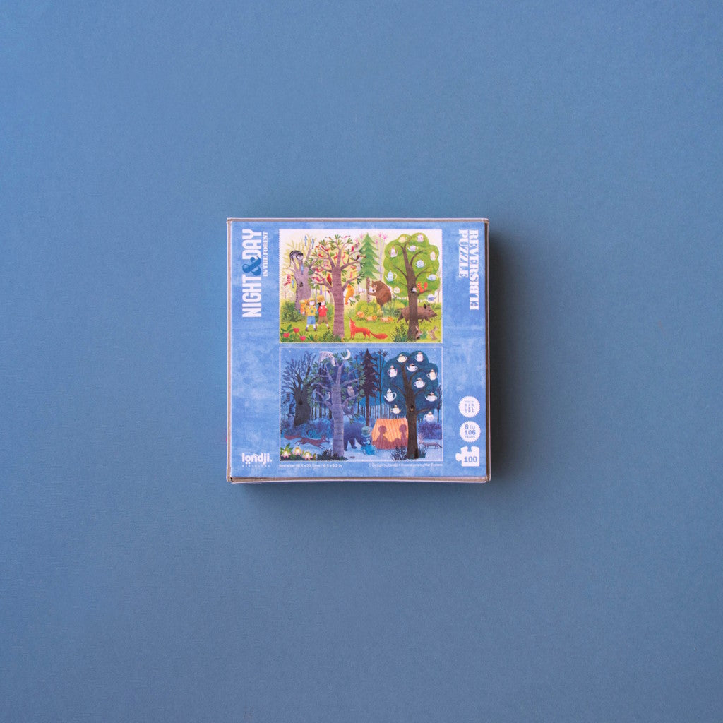 Pocket Puzzle réversible Night&Day in the Forest 100 pièces