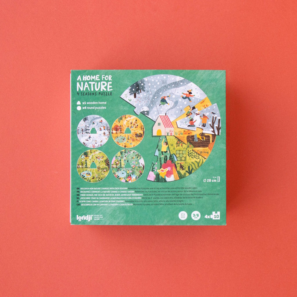Puzzle A Home for Nature 4x10 pièces
