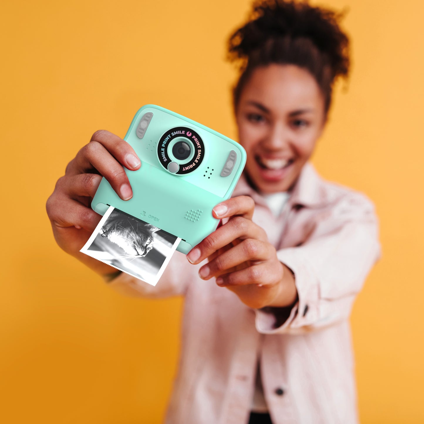 Appareil Photo Imprimante Pixiprint Turquoise