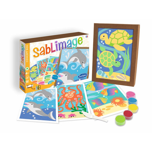 Sablimage Poissons Et Dauphins