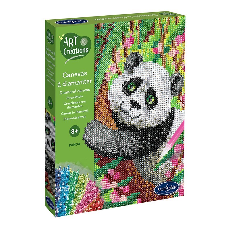 Canevas à diamanter Panda SentoSphère