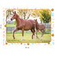 Puzzle 60 pièces Maman et bébé Cheval