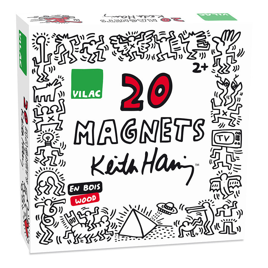 Coffret de 20 magnets Keith Haring Vilac