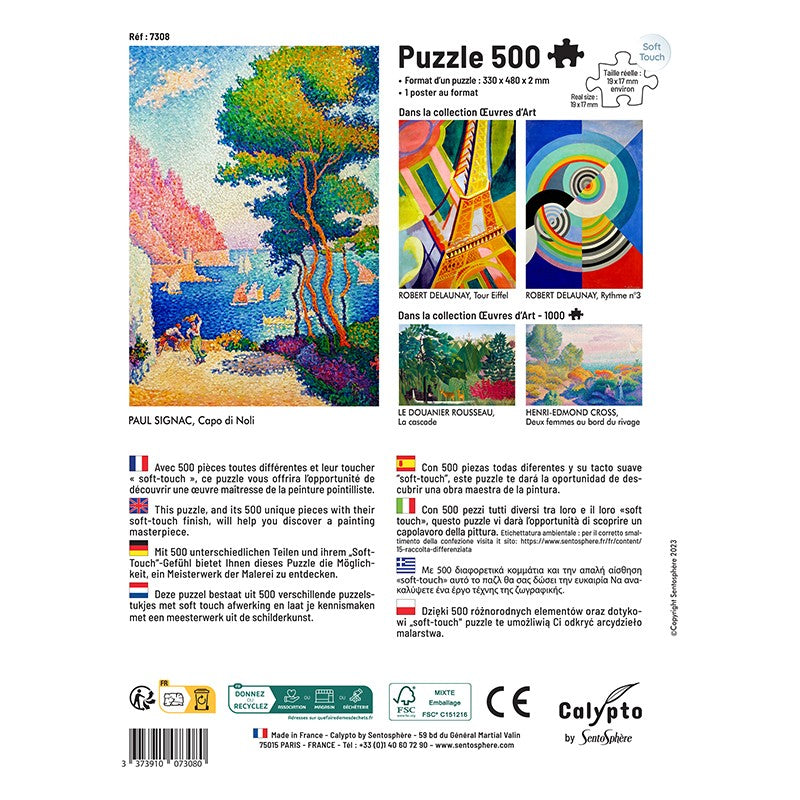 Puzzle 500 pièces Capo di Noli - Paul Signac