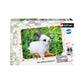 Puzzle 45 pièces Petit lapin et sa Carotte