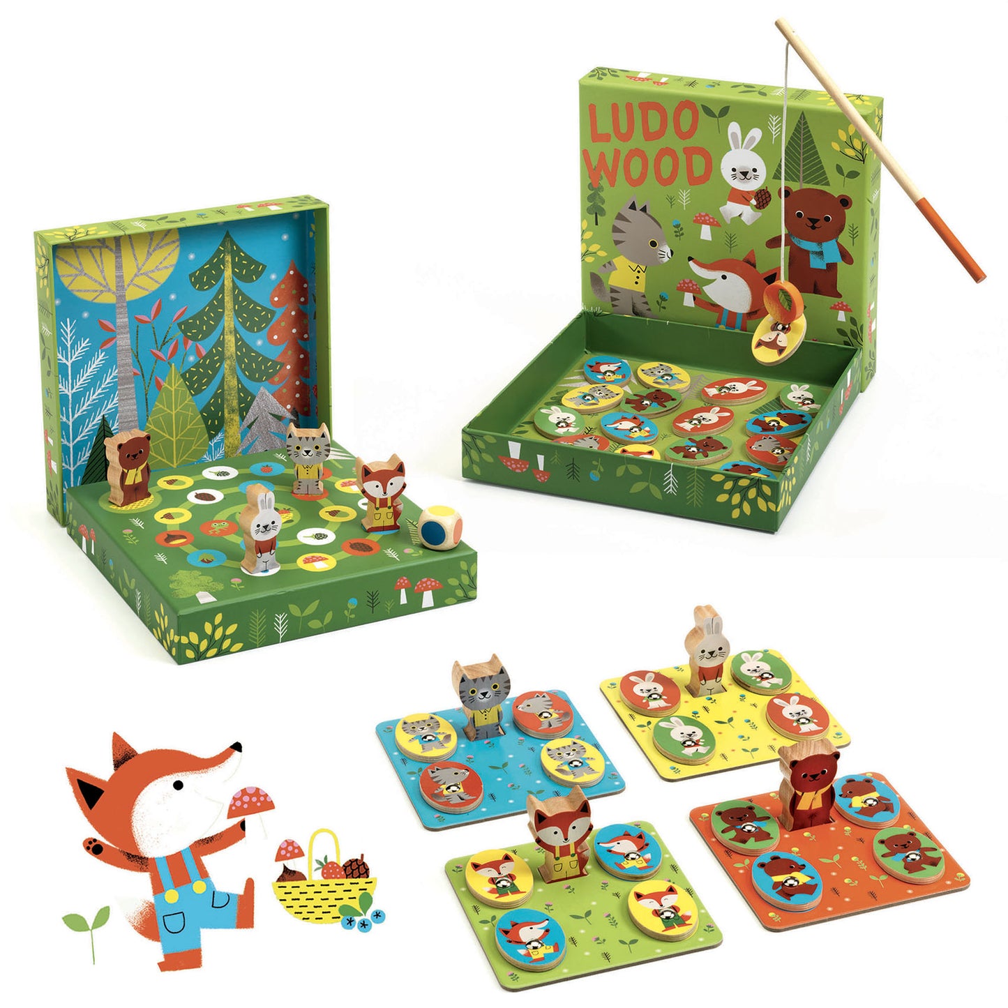 Jeux LudoWood : 4 jeux
