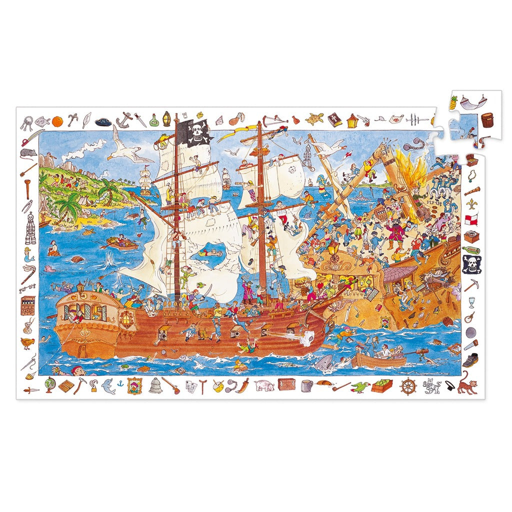 Puzzle Observation 100 pièces Les pirates