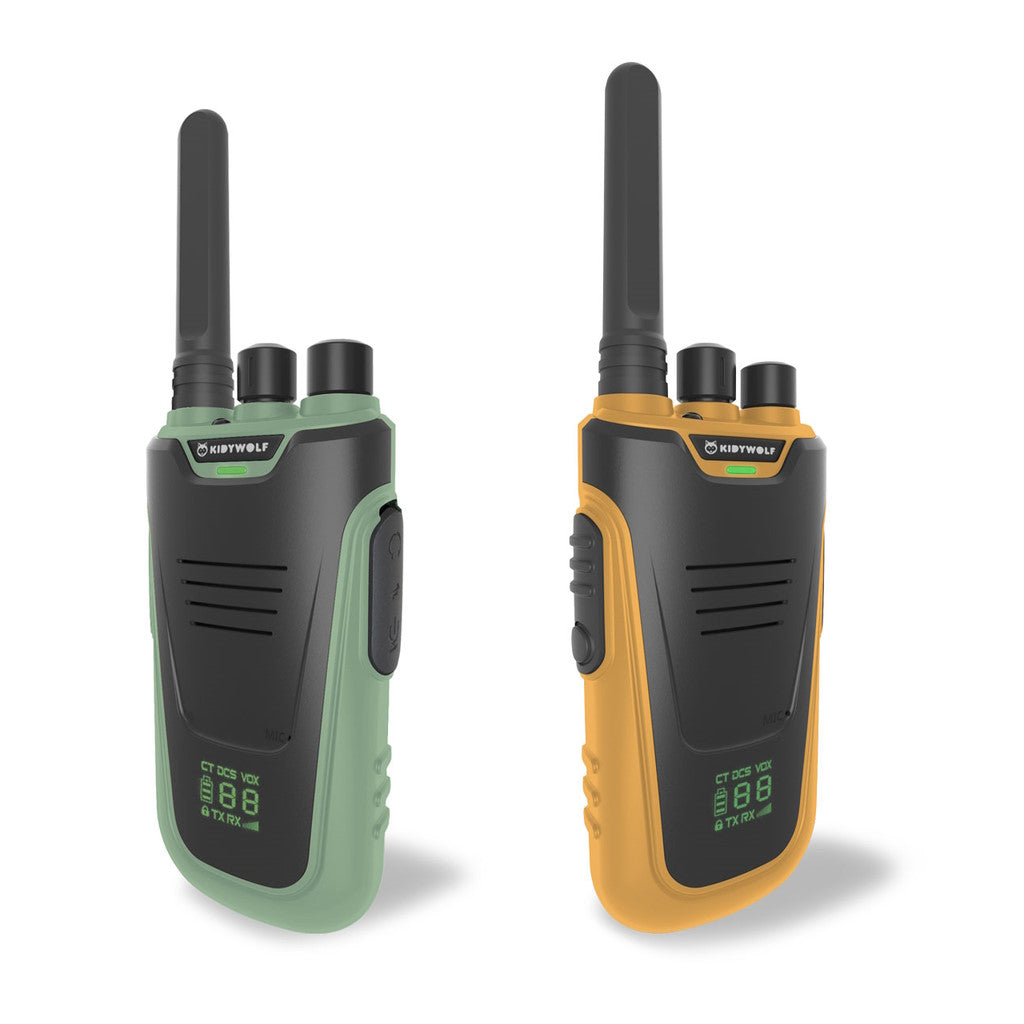 KidyTalk les talkies-walkies Vert et Jaune